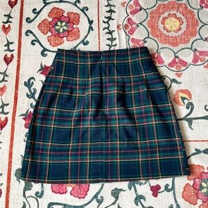 Plaid Skirt